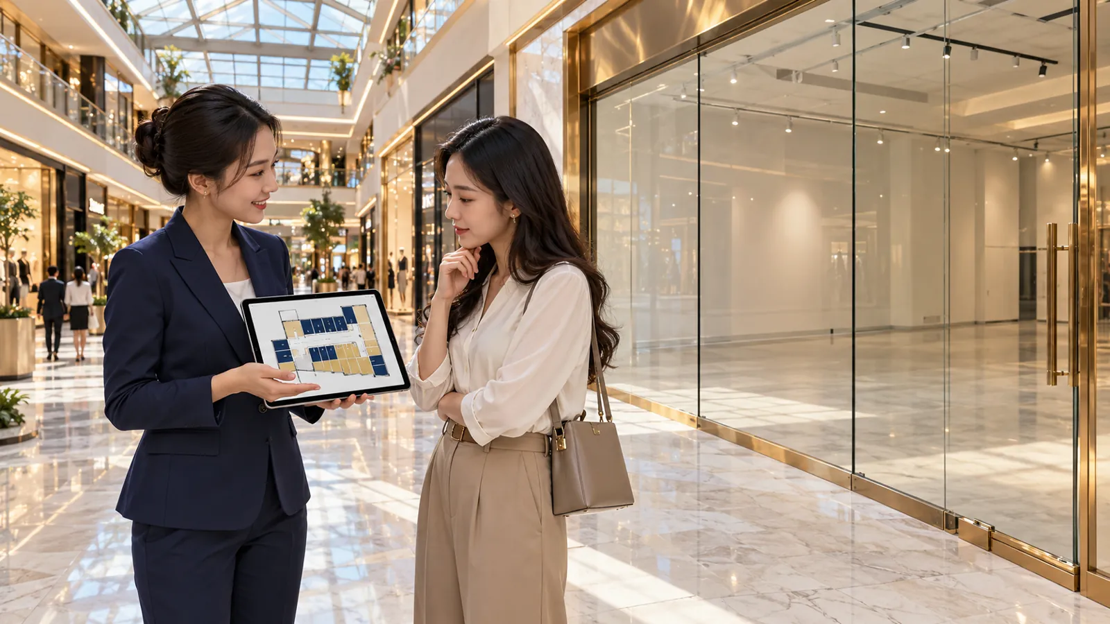 Khai thác mặt bằng thương mại